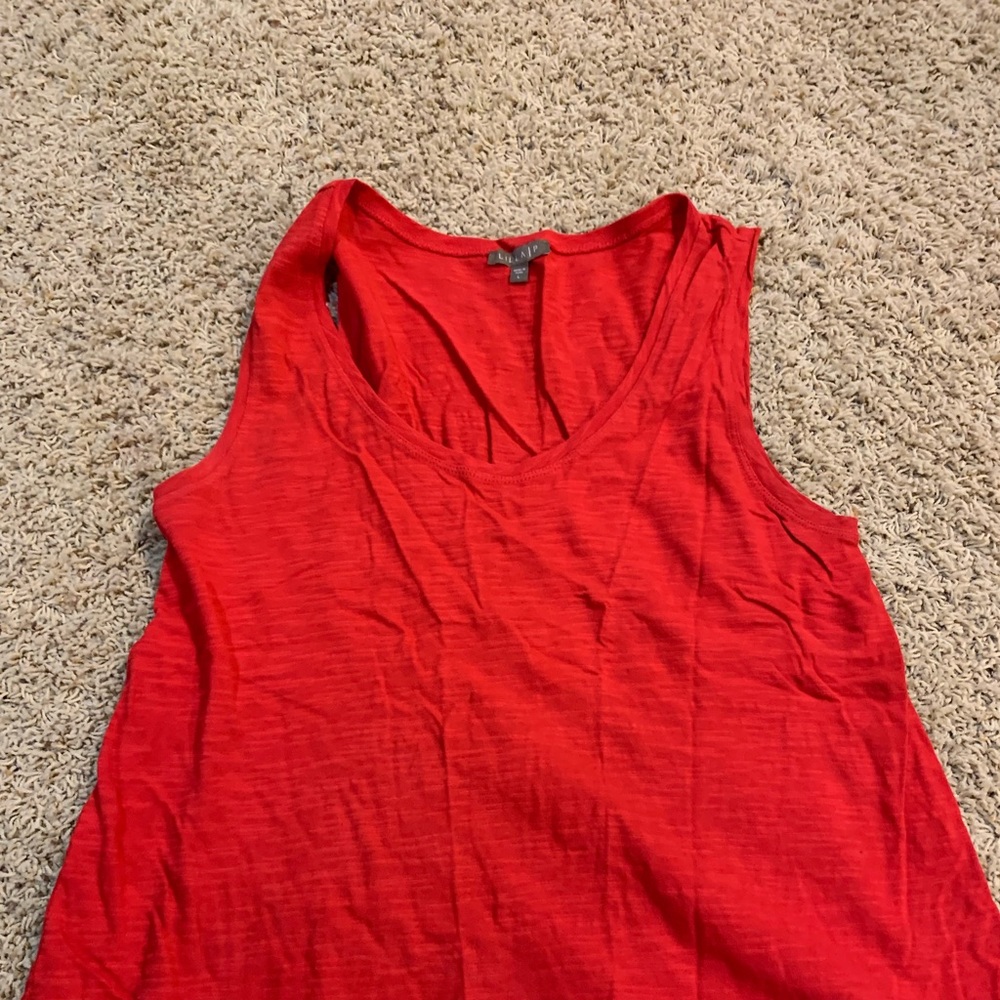 Lilla P Red tank top size large
